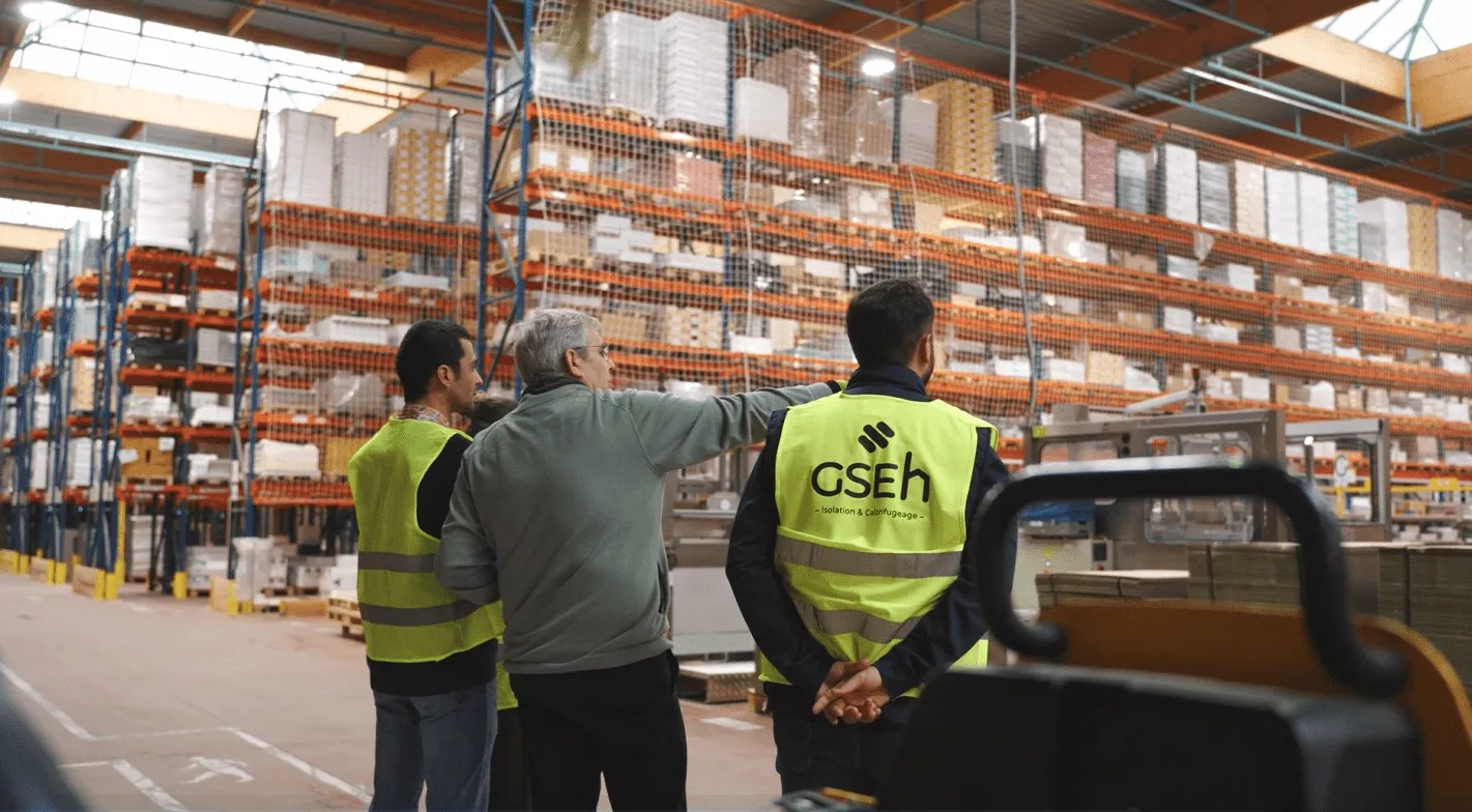 Techniciens GSEH sur un chantier